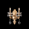 Crystal Lux ELIZABETH AP2 BRASS