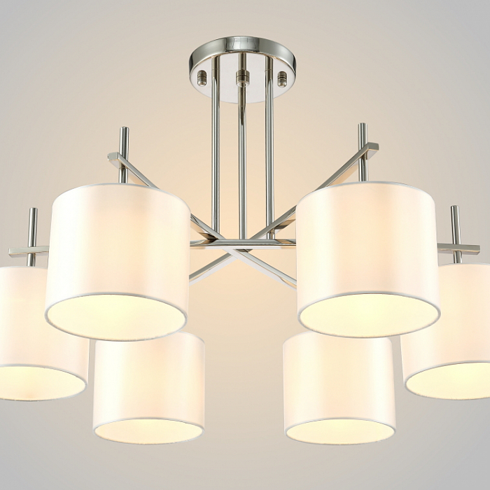 Люстра Crystal Lux SERGIO PL6 NICKEL