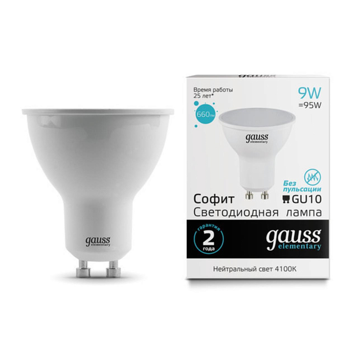 Лампочка GAUSS 13629_GAUSS