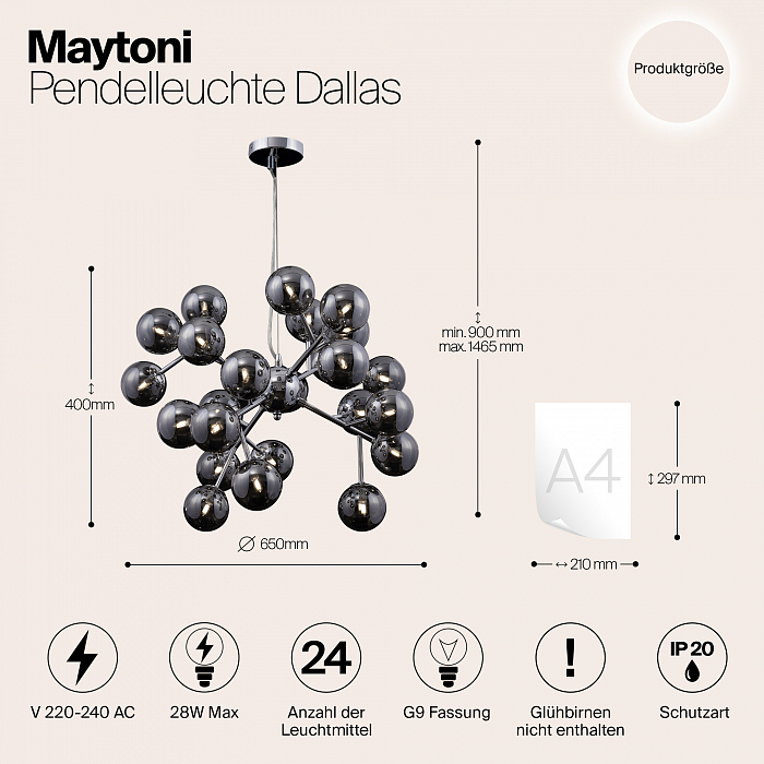 Светильник Maytoni MOD545PL-24G